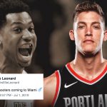 Meyers Leonard e Hassan Whiteside